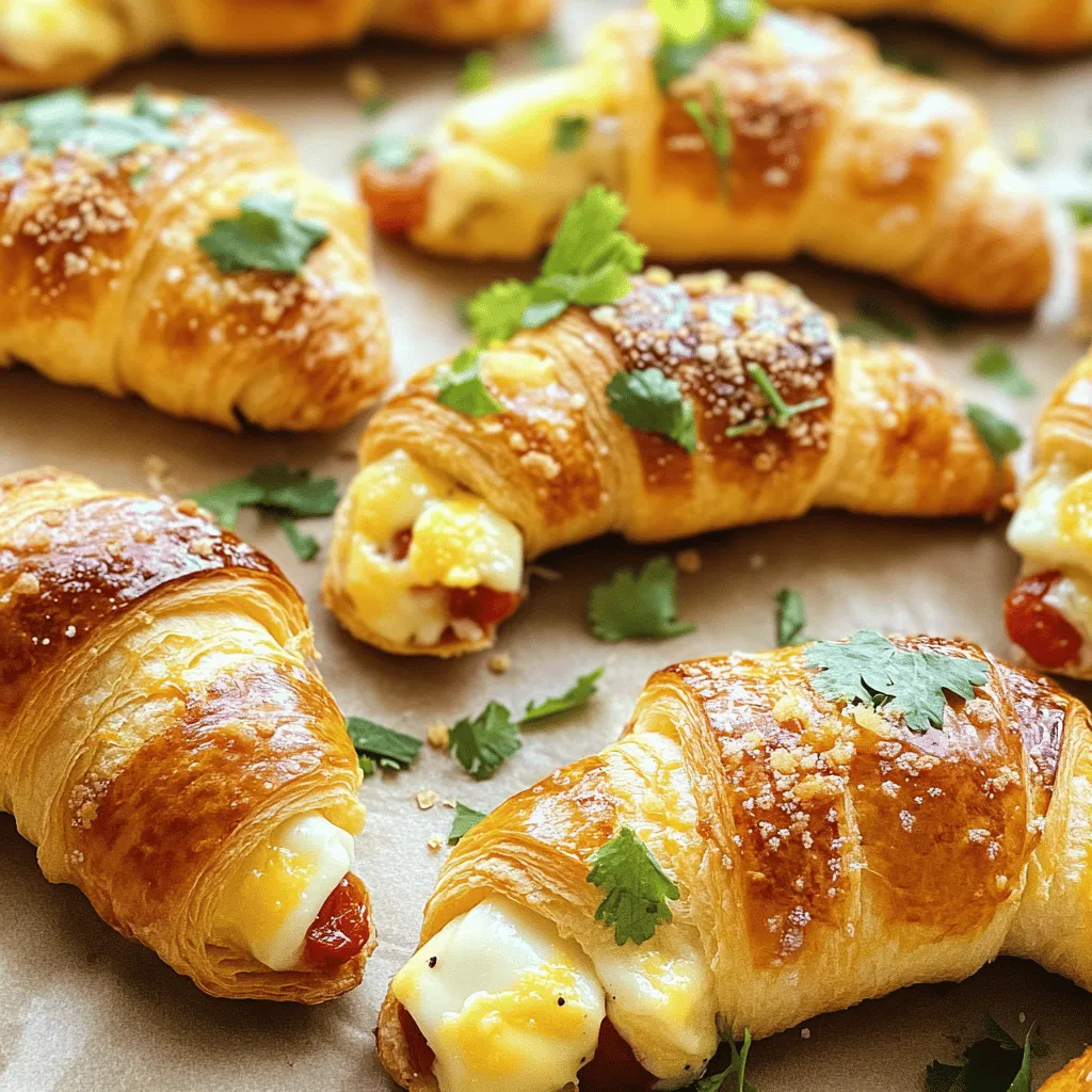 Für Rotel Würstchen & Frischkäse-Crescents benötigst du einige einfache Zutaten. Du brauchst eine Rolle Kühl-Croissant-Teig, 200 g weichen Frischkäse und eine Dose Rotel-Dosen-Tomaten. Diese Tomaten enthalten grüne Chilis, die den Snack würzig machen. Außerdem benötigst du 250 g gebratene und zerbröselte Frühstückswürstchen. 1 Tasse geriebener Cheddar-Käse gibt den Crescents einen tollen Geschmack. Füge 1/2 Teelöffel Knoblauchpulver und 1 Teelöffel Zwiebelpulver hinzu, um mehr Würze zu bekommen. Vergiss nicht, Pfeffer und Salz nach deinem Geschmack zu verwenden. Frischer Koriander oder Schnittlauch ist optional für die Garnitur.