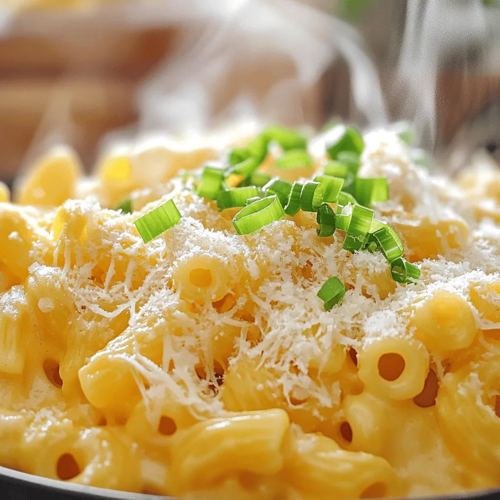 Um Instant Pot Mac & Cheese zuzubereiten, brauchst du einige einfache Zutaten. Du benötigst 2 Tassen Hörnchennudeln, 4 Tassen Wasser, 1 Teelöffel Salz und 1 Esslöffel Butter. Außerdem brauchst du 2 Tassen scharfen Cheddarkäse, 1 Tasse Frischkäse, 1 Teelöffel Knoblauchpulver, 1 Teelöffel Zwiebelpulver, 1/2 Teelöffel schwarzen Pfeffer, 1/2 Teelöffel Paprika und 1/4 Tasse geriebenen Parmesan. Optional sind frische Frühlingszwiebeln zum Garnieren.