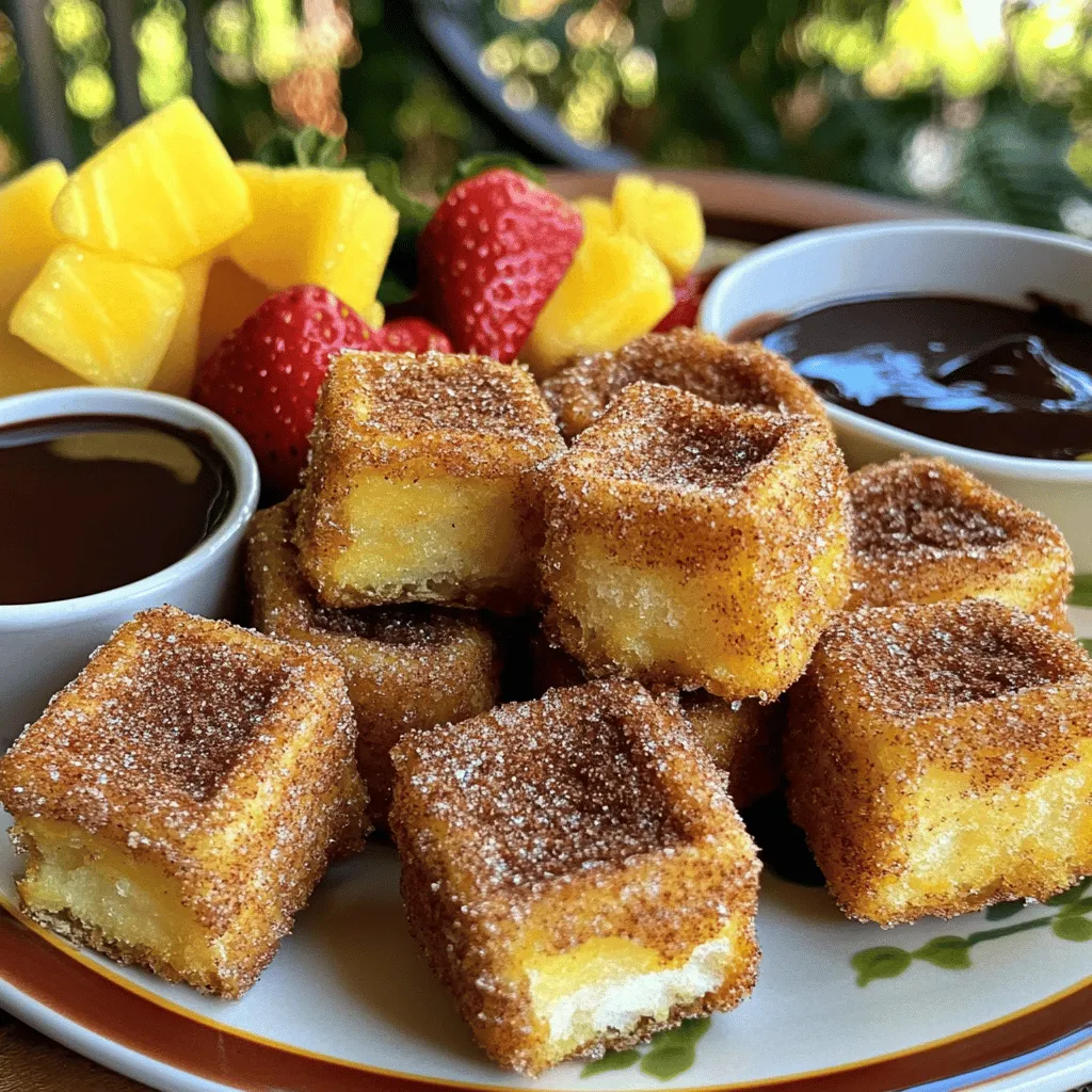 Um Angel Food Cake Churro Bites zuzubereiten, benötigst du einige einfache Zutaten. Du brauchst 1 Tasse Eiweiße, 1 Tasse Zucker und 1 Tasse Kuchenmehl. Dazu kommen 1 Teelöffel Vanilleextrakt und 1/4 Teelöffel Salz. Zum Frittieren brauchst du 1 Tasse Pflanzenöl und für die Zuckermischung 1/2 Tasse Zucker und 1 Esslöffel Zimt.