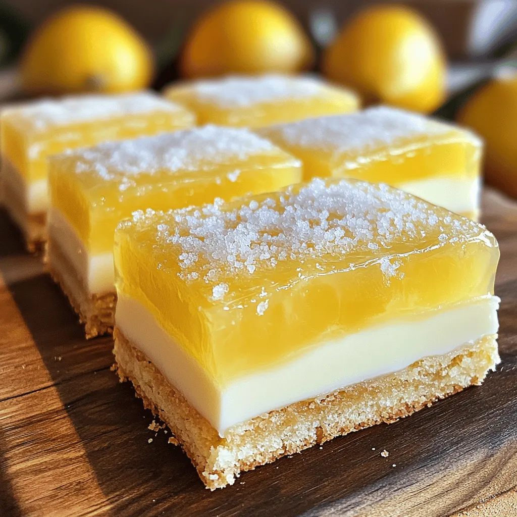 Um Zitronen-Cheesecake-Quadrate zu machen, brauchst du einige Zutaten. Du benötigst 200 g Keksboden, 100 g geschmolzene Butter, 400 g Frischkäse, 150 g Zucker, 2 Eier, 1 TL Vanilleextrakt, 120 ml frischen Zitronensaft, die Schale von 2 Bio-Zitronen und eine Prise Salz. Puderzucker zum Bestäuben ist optional.