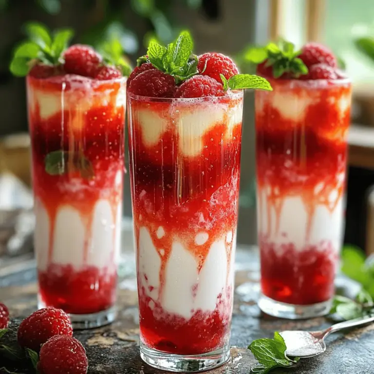 Der einfache Erdbeer-Patch-Float ist ein frischer Genuss für heiße Tage. Er vereint süße Erdbeeren, cremiges Vanilleeis und sprudelndes Wasser. Diese Kombination sorgt für einen erfrischenden Geschmack, der perfekt für den Sommer ist.