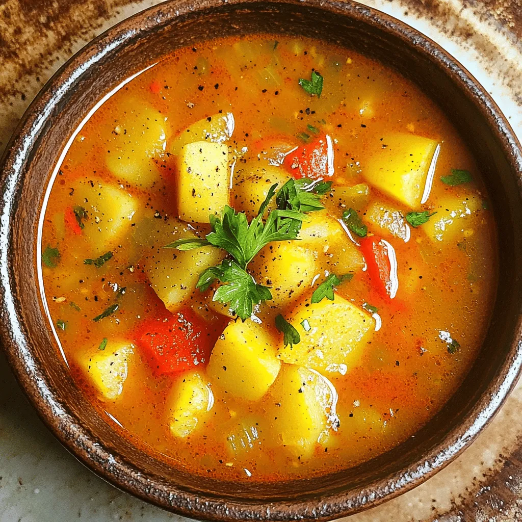 Um eine einfache Cajun Kartoffelsuppe zuzubereiten, brauchen Sie frische Zutaten. Die wichtigsten Zutaten sind große Kartoffeln, Zwiebeln, Knoblauch, Paprika und Karotten. Diese Zutaten geben der Suppe ihren Geschmack. Für die Brühe verwenden wir Gemüsebrühe und Sahne. Das Cajun-Gewürz bringt die würzige Note.
