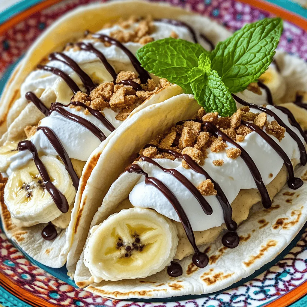 Bananenpudding-Tacos sind eine kreative Mischung aus süßen und herzhaften Aromen. Diese Tacos bringen den klassischen Bananenpudding in eine neue Form. Man sieht sie oft bei Feiern oder als schmackhaften Snack.