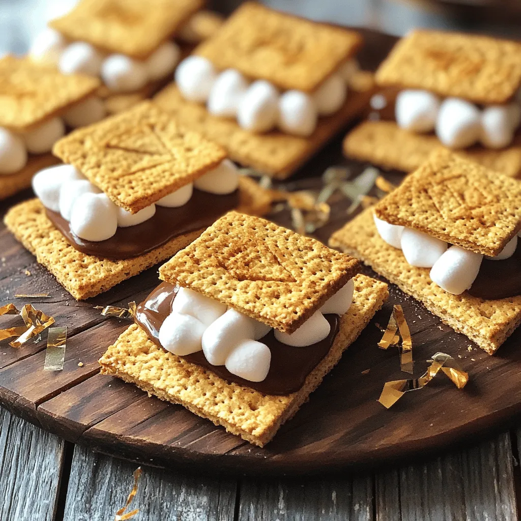 Um S'mores Kekse zu backen, brauchst du ein paar einfache Zutaten. Du benötigst: 1 ½ Tassen Allzweckmehl, ½ Teelöffel Backpulver, ½ Teelöffel Natron und ¼ Teelöffel Salz. Außerdem sind ½ Tasse weiche Butter, ½ Tasse brauner Zucker, ¼ Tasse weißer Zucker und 1 großes Ei notwendig. Vanilleextrakt, Schokoladenstückchen, Mini-Marshmallows und zerbröselte Graham-Cracker runden das Rezept ab.