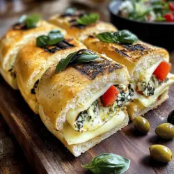 Italienische Grillkäse-Sandwiches sind eine köstliche Kombination aus Brot und Käse. Diese Sandwiches sind einfach, aber voller Geschmack. Oft nutzen wir Ciabatta-Brot für die Basis. Es hat eine knusprige Kruste und eine weiche Innenseite. Darin schmelzen die Käsesorten perfekt.