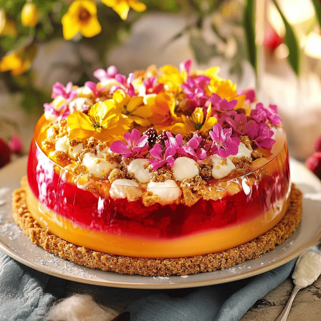 Ein gutes Oster-Dessert bringt Freude und Farbe auf den Tisch. Festliche Desserts für Ostern sollten frisch, fruchtig und leicht sein. Einfaches Osterrezept wie unser Oster No Bake Jello Pie erfüllt all diese Wünsche.