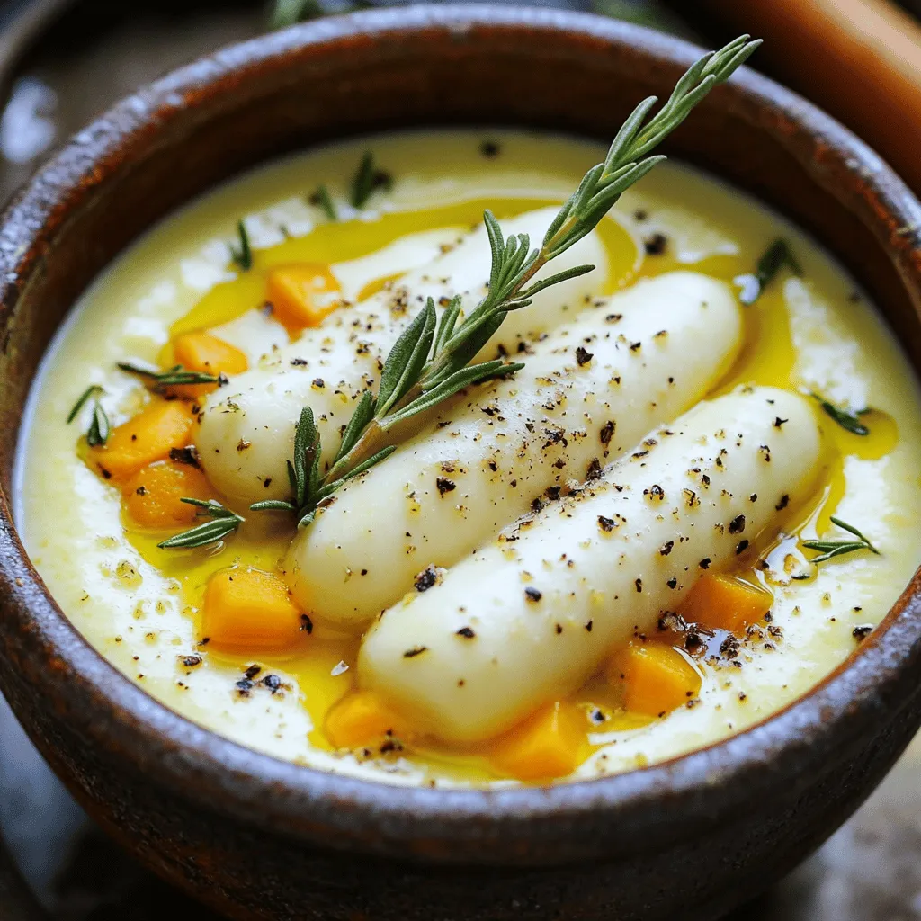 Für die Zitronen-Rosmarin-Bohnen-Suppe brauchst du einfache Zutaten. Du benötigst 400 g weiße Bohnen aus der Dose. Diese Bohnen geben der Suppe eine cremige Textur. Eine mittelgroße Zwiebel, gewürfelt, sorgt für einen guten Geschmack. Zwei Knoblauchzehen, fein gehackt, bringen mehr Aroma. Olivenöl ist wichtig für das Anbraten. Außerdem brauchst du 750 ml Gemüsebrühe für die Basis. Der Saft und die Schale von einer Zitrone geben der Suppe Frische. Zwei Zweige frischer Rosmarin oder ein Teelöffel getrockneter Rosmarin sind ebenfalls nötig. Eine gewürfelte Karotte und eine gewürfelte Selleriestange runden das Ganze ab. Zum Schluss solltest du Salz, Pfeffer und frisch gehackte Petersilie für die Garnitur bereithalten.