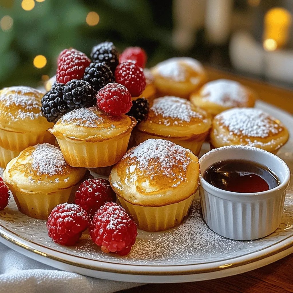 Um perfekte Pancake Mini Muffins zu machen, brauchst du einfache Zutaten. Du benötigst 1 ½ Tasse Mehl, 2 EL Zucker, 2 TL Backpulver, ½ TL Natron, ¼ TL Salz, 1 großes Ei, 1 Tasse Milch, 3 EL geschmolzene Butter und 1 TL Vanilleextrakt. Optional kannst du ½ Tasse Schokoladenstückchen oder frische Beeren hinzufügen. Diese Zutaten machen dein pancake mini muffins rezept einfach und lecker.
