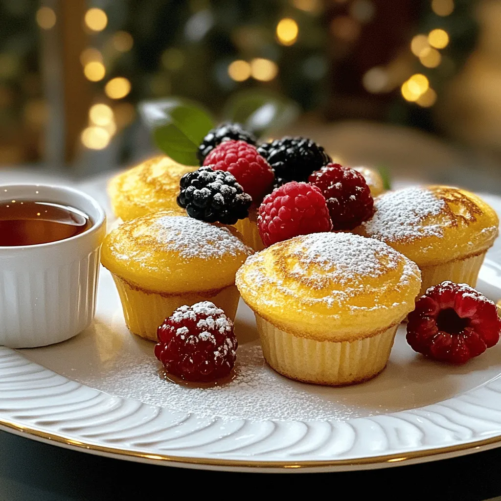 Um perfekte Pancake Mini Muffins zu machen, brauchst du einfache Zutaten. Du benötigst 1 ½ Tasse Mehl, 2 EL Zucker, 2 TL Backpulver, ½ TL Natron, ¼ TL Salz, 1 großes Ei, 1 Tasse Milch, 3 EL geschmolzene Butter und 1 TL Vanilleextrakt. Optional kannst du ½ Tasse Schokoladenstückchen oder frische Beeren hinzufügen. Diese Zutaten machen dein pancake mini muffins rezept einfach und lecker.