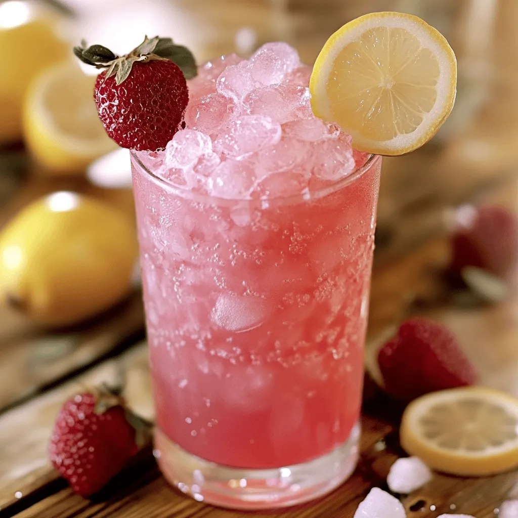 Um die perfekte Whipped Pink Lemonade zuzubereiten, benötigst du einige einfache Zutaten. Du brauchst: