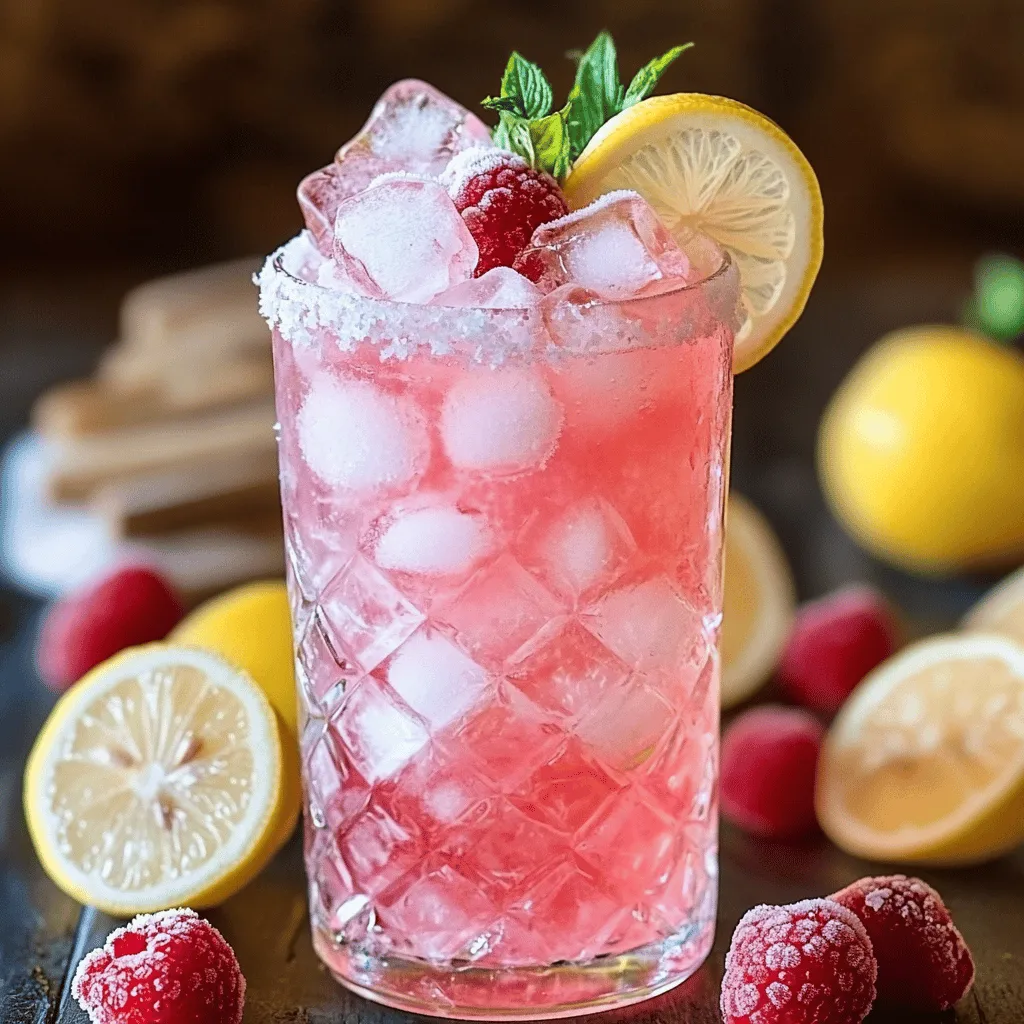 Um die perfekte Whipped Pink Lemonade zuzubereiten, benötigst du einige einfache Zutaten. Du brauchst: