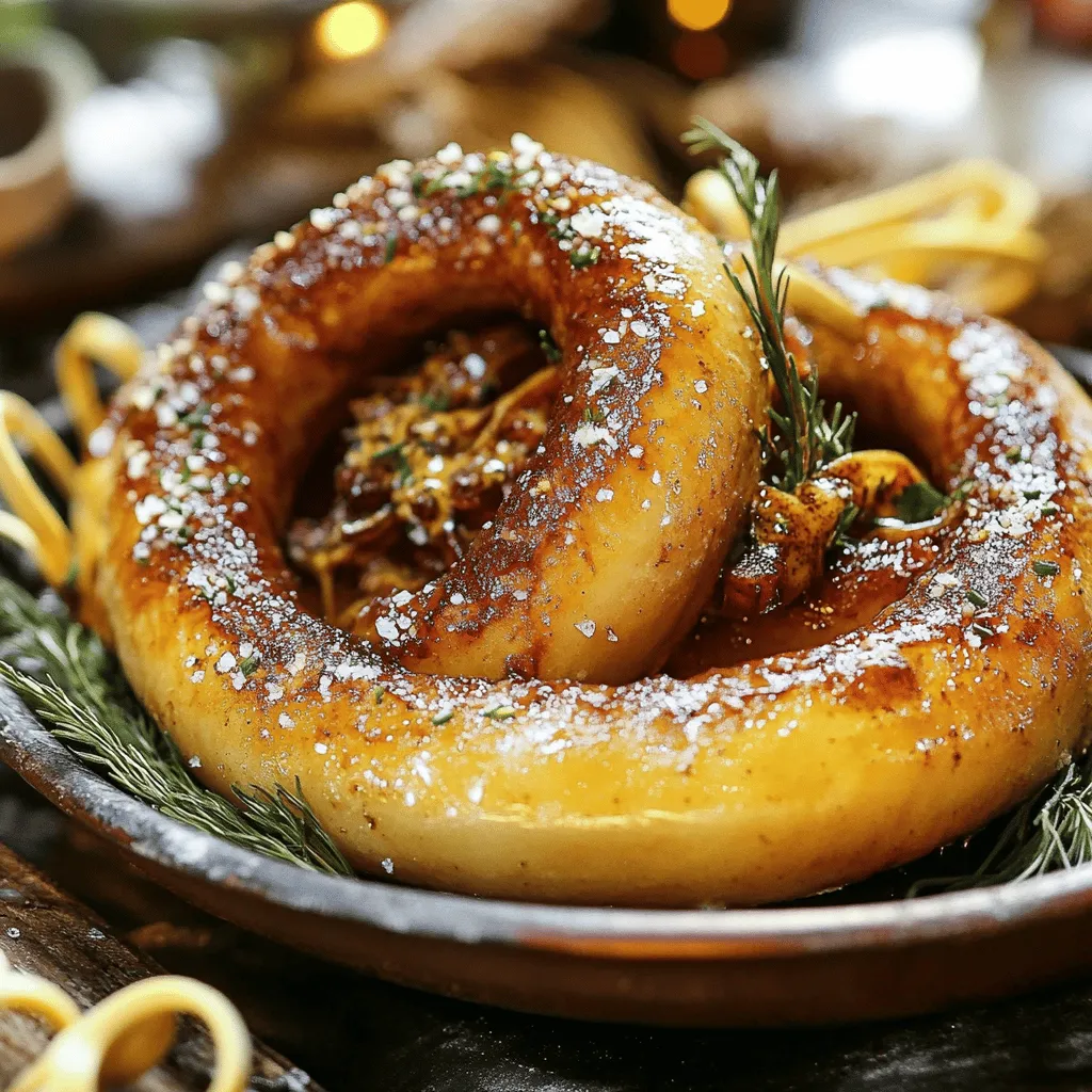 Für herzhafte Bier-Zwiebeln und knuspriges Salzfleisch brauchst du nur wenige Zutaten. Die Zwiebeln sind der Star. Ich empfehle große, süße Zwiebeln wie die Vidalia oder den weißen Typ. Diese Zwiebeln bringen viel Geschmack und Süße ins Gericht.