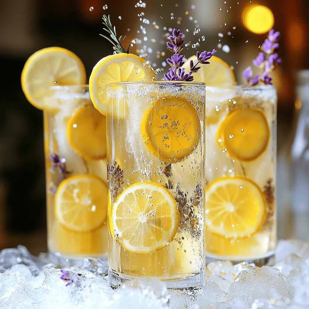 Um eine sprudelnde Lavendel-Limonade zu machen, brauchst du einige einfache Zutaten. Die wichtigsten sind getrocknete Lavendelblüten, Zucker und frischer Zitronensaft. Du benötigst auch Sprudelwasser, um die Limonade spritzig zu machen. Eiswürfel helfen, sie kalt zu halten. Für die Dekoration sind Zitronenscheiben und frische Lavendelzweige großartig.