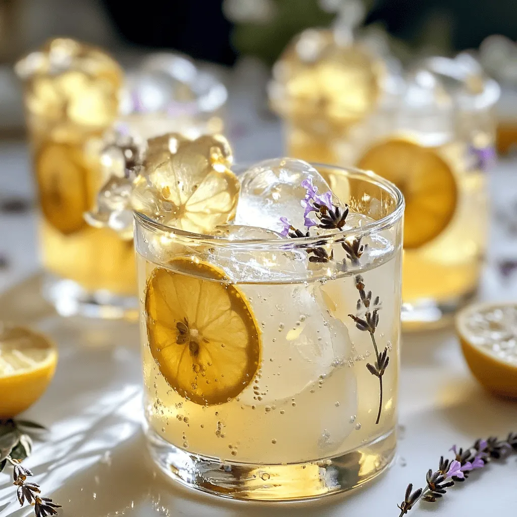 Um eine sprudelnde Lavendel-Limonade zu machen, brauchst du einige einfache Zutaten. Die wichtigsten sind getrocknete Lavendelblüten, Zucker und frischer Zitronensaft. Du benötigst auch Sprudelwasser, um die Limonade spritzig zu machen. Eiswürfel helfen, sie kalt zu halten. Für die Dekoration sind Zitronenscheiben und frische Lavendelzweige großartig.