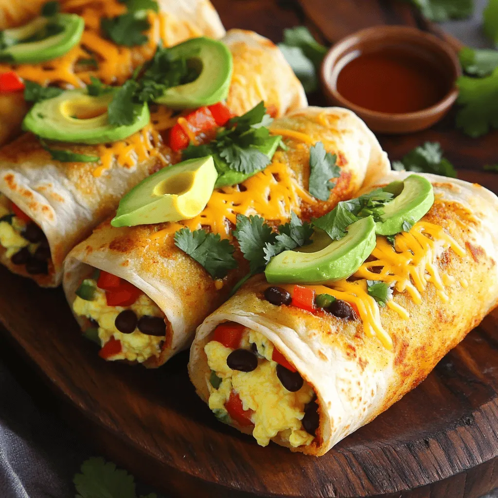 Es gibt viele kreative Wege, ein würziges Chipotle-Frühstück zuzubereiten. Ich liebe es, mit verschiedenen Zutaten zu spielen. Ein klassischer Chipotle-Frühstücksburrito ist ein echter Hit. Um ihn zuzubereiten, nehme ich große Tortillas und fülle sie mit einer Mischung aus Eiern, Gemüse und Bohnen. Du kannst die genaue Zubereitung im Full Recipe finden.