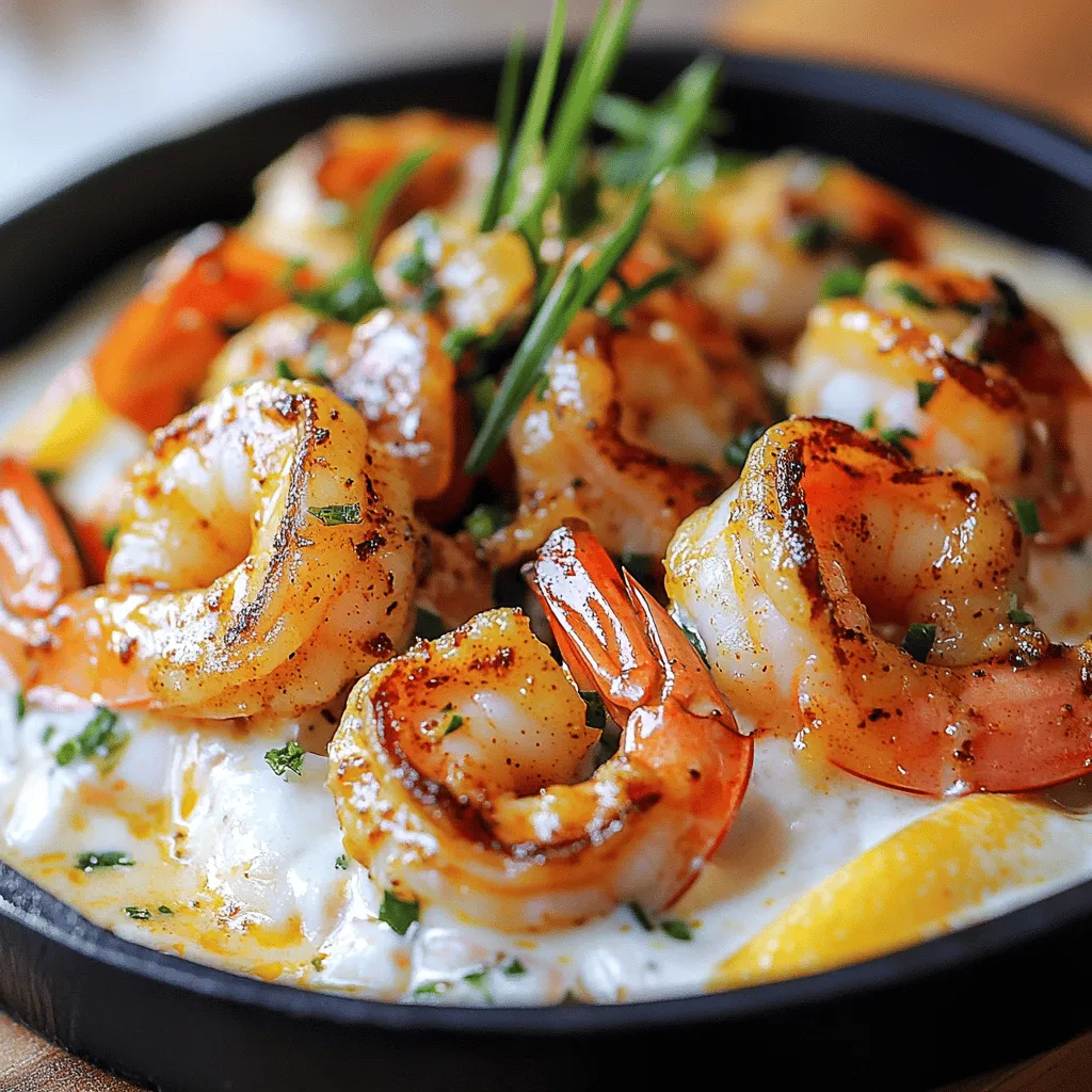 Für dieses Cajun Shrimp Rezept benötigst du frische und einfache Zutaten. Du brauchst 200 g Garnelen und 200 g Lachsfilet. Die Garnelen sollten geschält und entdarmt sein. Der Lachs muss in Würfel geschnitten werden. Du brauchst auch 2 Esslöffel Cajun-Gewürzmischung und 2 Esslöffel Olivenöl. Für die Knoblauchcreme-Sauce brauchst du 3 Knoblauchzehen, 200 ml Sahne, 1 Teelöffel Zitronensaft, Salz und Pfeffer. Frischer Schnittlauch dient zur Garnitur. Du kannst das Gericht mit 1 Tasse gekochtem Reis oder Pasta servieren.