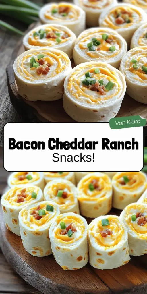 Auf der Suche nach einem köstlichen Snack? Entdecke die Bacon Cheddar Ranch Pinwheels! Dieses einfache Rezept begeistert mit einer cremigen Füllung aus Frischkäse, Cheddar und knusprigem Bacon. Perfekt für Partys, Filmabende oder einfach zwischendurch! Mit nur wenigen Zutaten sind sie schnell zubereitet und bieten zahlreiche Variationsmöglichkeiten. Klicke hier, um das volle Rezept zu finden und deine Gäste zu beeindrucken!