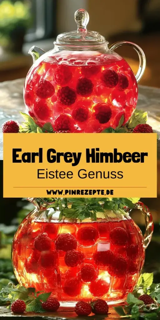 Bereite dich auf den Sommer vor mit unserem leckeren Earl Grey Himbeer Eistee! Dieses erfrischende Getränk ist einfach zuzubereiten und kombiniert die aromatische Tiefe von Earl Grey Tee mit der süßen, fruchtigen Frische von Himbeeren. Entdecke die gesundheitlichen Vorteile, während du die perfekte Erfrischung für heiße Tage genießt. Klicke hier, um das vollständige Rezept zu erhalten und deinen neuen Sommerfavoriten zu kreieren!
