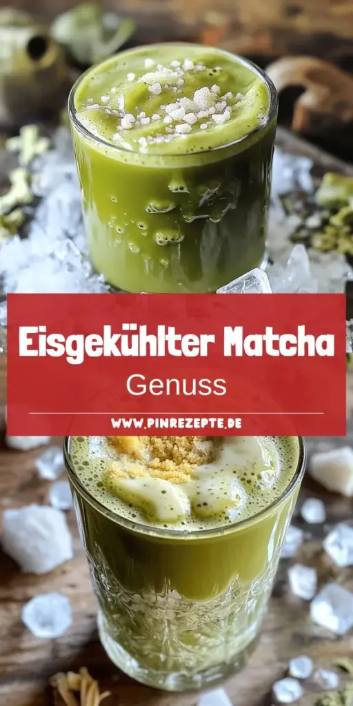 Genieße den erfrischenden Eisgekühlten Braunen Zucker Matcha Latte mit diesem einfachen Rezept! Entdecke, wie du mit wenigen Zutaten einen cremigen und köstlichen Drink zaubern kannst, der dir ein Stück Japan nach Hause bringt. Perfekt für die heißen Tage und ganz leicht anzupassen – ob vegan oder mit verschiedenen Pflanzenmilchsorten. Klicke jetzt, um die vollständige Anleitung zu erhalten und deinen eigenen Latte zu kreieren!