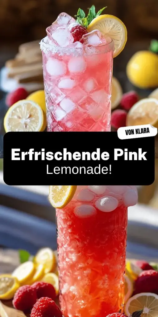 Erlebe den Sommer mit der perfekten Whipped Pink Lemonade! In diesem Artikel erfährst du, wie du diese erfrischende, cremige Limonade einfach zubereitest. Mit frischen Zutaten wie Zitronen und Himbeeren wird sie zum Hingucker deiner nächsten Feier. Entdecke kreative Variationen und tolle Serviervorschläge, die deine Gäste beeindrucken werden. Klicke jetzt und lass dich inspirieren, um gleich deine eigene köstliche Whipped Pink Lemonade zu kreieren!