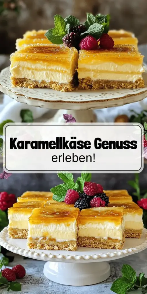 Entdecke das unwiderstehliche Rezept für Crème Brûlée Cheesecake Bars, das die Aromen von cremigem Käsekuchen und knusprigem Karamell vereint! Dieses köstliche Dessert ist perfekt für jede Gelegenheit und begeistert garantiert alle. In nur wenigen einfachen Schritten kannst du diese Leckerei selbst zubereiten. Lass dich inspirieren und klicke jetzt, um das vollständige Rezept zu erkunden und deine Gäste zu verwöhnen!
