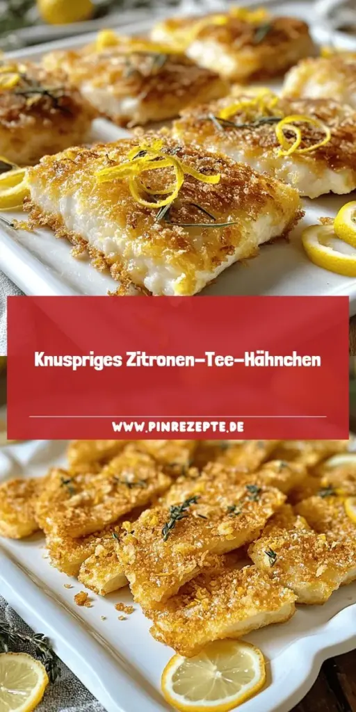 Entdecke die köstliche Welt des Zitronen-Tee-frittierten Hähnchens! Dieses Rezept kombiniert knuspriges Hähnchen mit einem erfrischenden Zitrusgeschmack, der deine Geschmacksknospen begeistern wird. Lerne, wie du das Fleisch mit einer aromatischen Zitronen-Tee-Marinade zart machst und erhole dir die besten Frittiertechniken für eine perfekte Textur. Klicke hier, um die vollständigen Rezepte und leckeren Beilagen zu entdecken und erlebe ein Geschmackserlebnis!