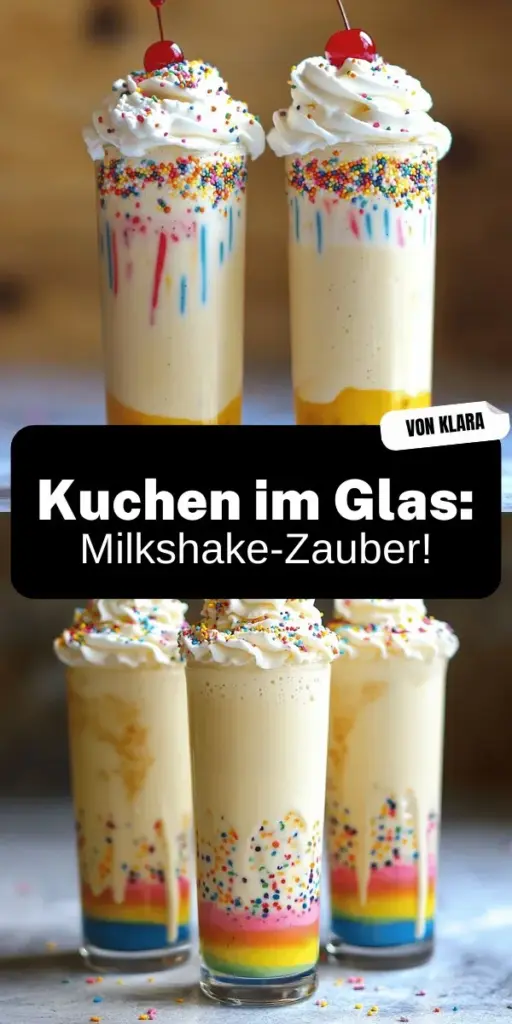 Erlebe den himmlischen Geschmack eines Cake Batter Milkshakes mit unserem einfachen und leckeren Rezept! Dieser cremige Milkshake kombiniert die Freude von frisch gebackenem Kuchen mit wunderbar süßem Eis – perfekt für jeden Anlass! Entdecke kreative Variationen und die besten Toppings, um deinen Milkshake einzigartig zu gestalten. Klicke hier, um das vollständige Rezept zu erkunden und deinen eigenen großartigen Cake Batter Milkshake zuzubereiten!