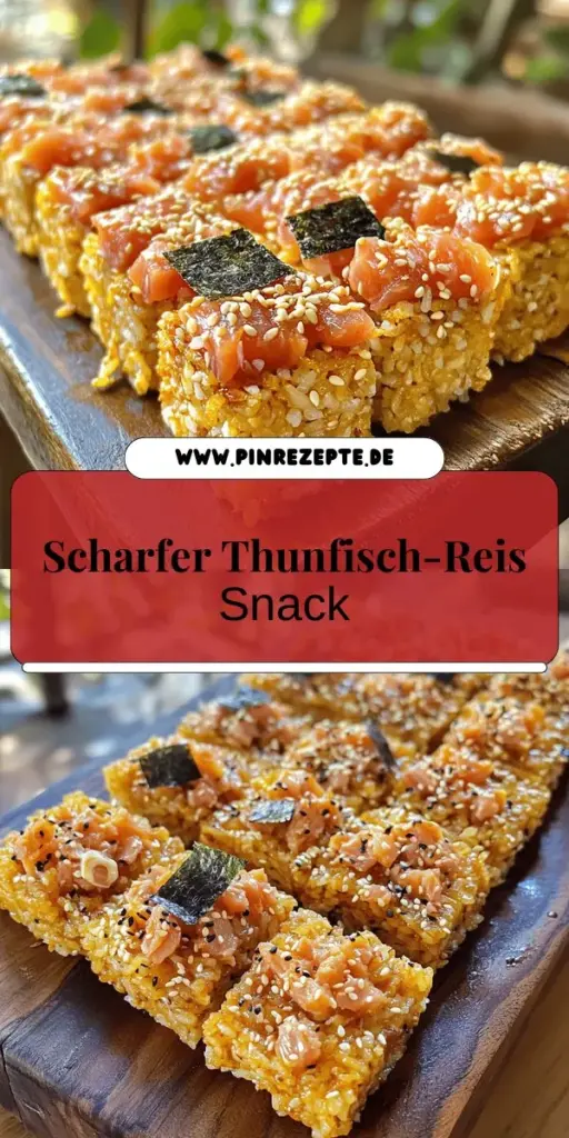 Entdecke das köstliche Rezept für scharfen Thunfisch-Reis, das dein Herz höher schlagen lässt! Diese knusprige Delikatesse ist einfach zuzubereiten und ideal für Liebhaber asiatischer Snacks. Lerne die besten Tipps zur Zubereitung von perfektem Sushi-Reis, erhalte kreative Variationen und genieße gesunde Zutaten. Klicke jetzt auf den Link und bring deine Kochkünste auf das nächste Level mit diesem unwiderstehlichen Rezept!