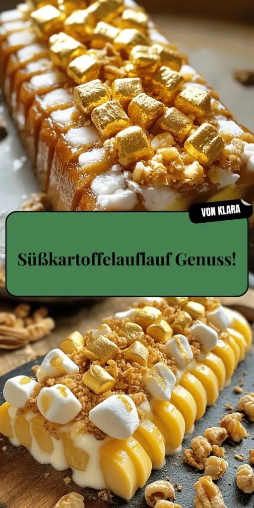 Entdecke das köstliche Rezept für Süßkartoffelauflauf mit Marshmallows, das dein Festtagsessen zum Highlight macht! Mit der perfekten Mischung aus süßen Süßkartoffeln und geschmolzenen Marshmallows ist dieser Auflauf einfach zuzubereiten und sorgt für Begeisterung bei deinen Gästen. Lass dich von den vielseitigen Variationen inspirieren und bereite dir diesen cremigen Traum zu. Klicke hier, um das vollständige Rezept und hilfreiche Tipps zu entdecken!
