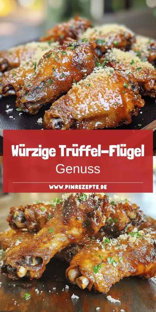 Verwandle jede Zusammenkunft in ein kulinarisches Erlebnis mit den köstlichen Hot Truffle Garlic Parm Wings! Diese einfach zuzubereitenden Hähnchenflügel kombinieren den reichen Geschmack von Trüffel und Parmesan mit einer angenehmen Schärfe. Entdecke in unserem Blogbeitrag das vollständige Rezept und Variationen, um deine Gäste zu beeindrucken. Klicke jetzt, um diese leckeren Flügel selbst zu probieren und für dein nächstes Treffen zu zaubern!