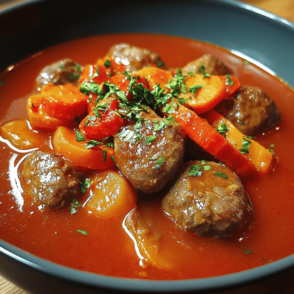 Authentisches deutsches Gulasch benötigt frische und einfache Zutaten. Beginnen wir mit dem Fleisch. Am besten nehmen Sie Rindfleisch. Rinder-Schulter oder Nacken eignen sich hervorragend. Diese Cuts sind reich an Geschmack und werden zart beim Kochen.