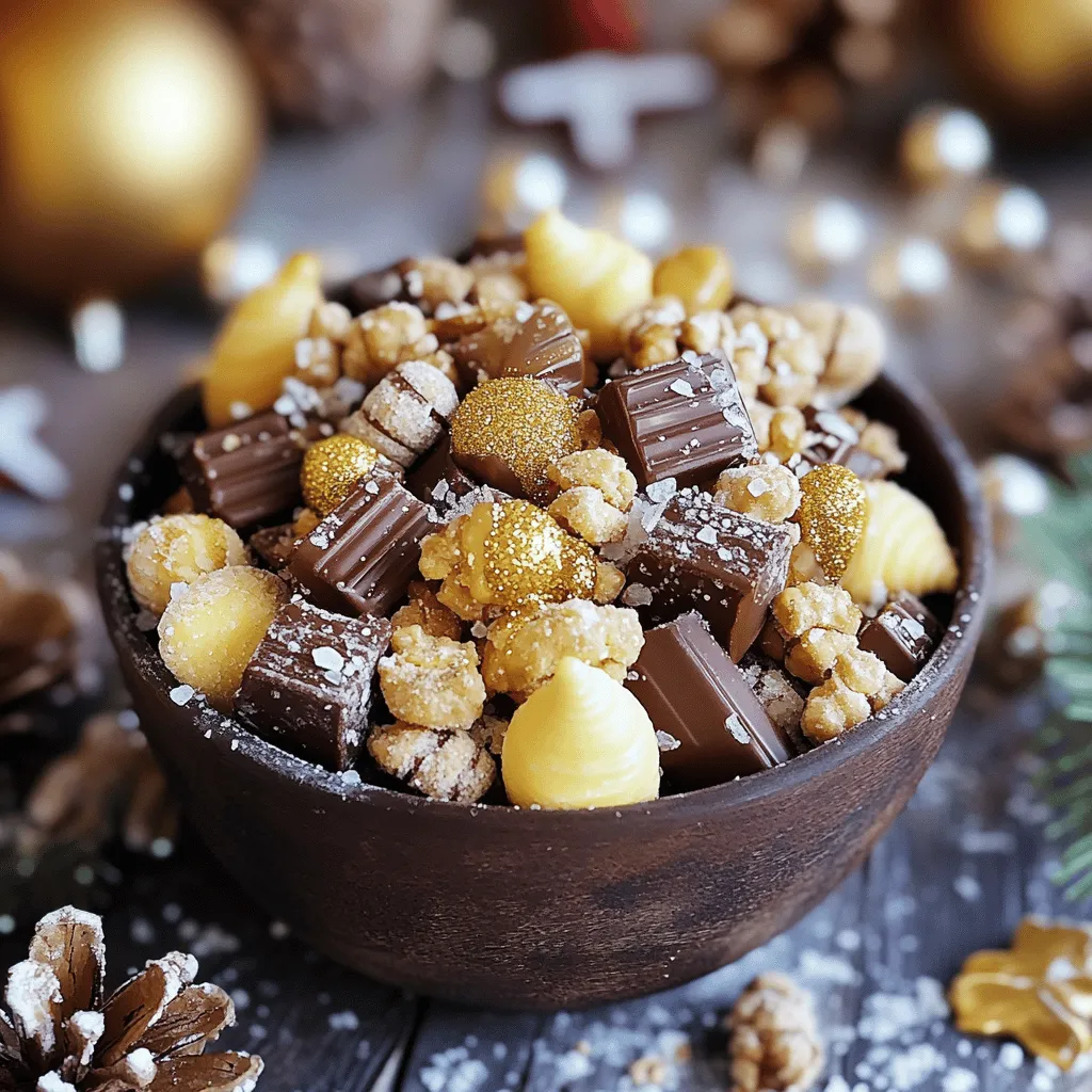 Um ein Weihnachts-Crack zu machen, brauchst du einige einfache Zutaten. Du benötigst 1 ½ Tassen grob zerbrochene Salzbrezeln, 1 Tasse geröstete Erdnüsse und 1 Tasse Schokoladenstückchen. Außerdem brauchst du ½ Tasse ungesalzene Butter, 1 Tasse braunen Zucker, 1 Teelöffel Vanilleextrakt und ½ Teelöffel Meersalz.