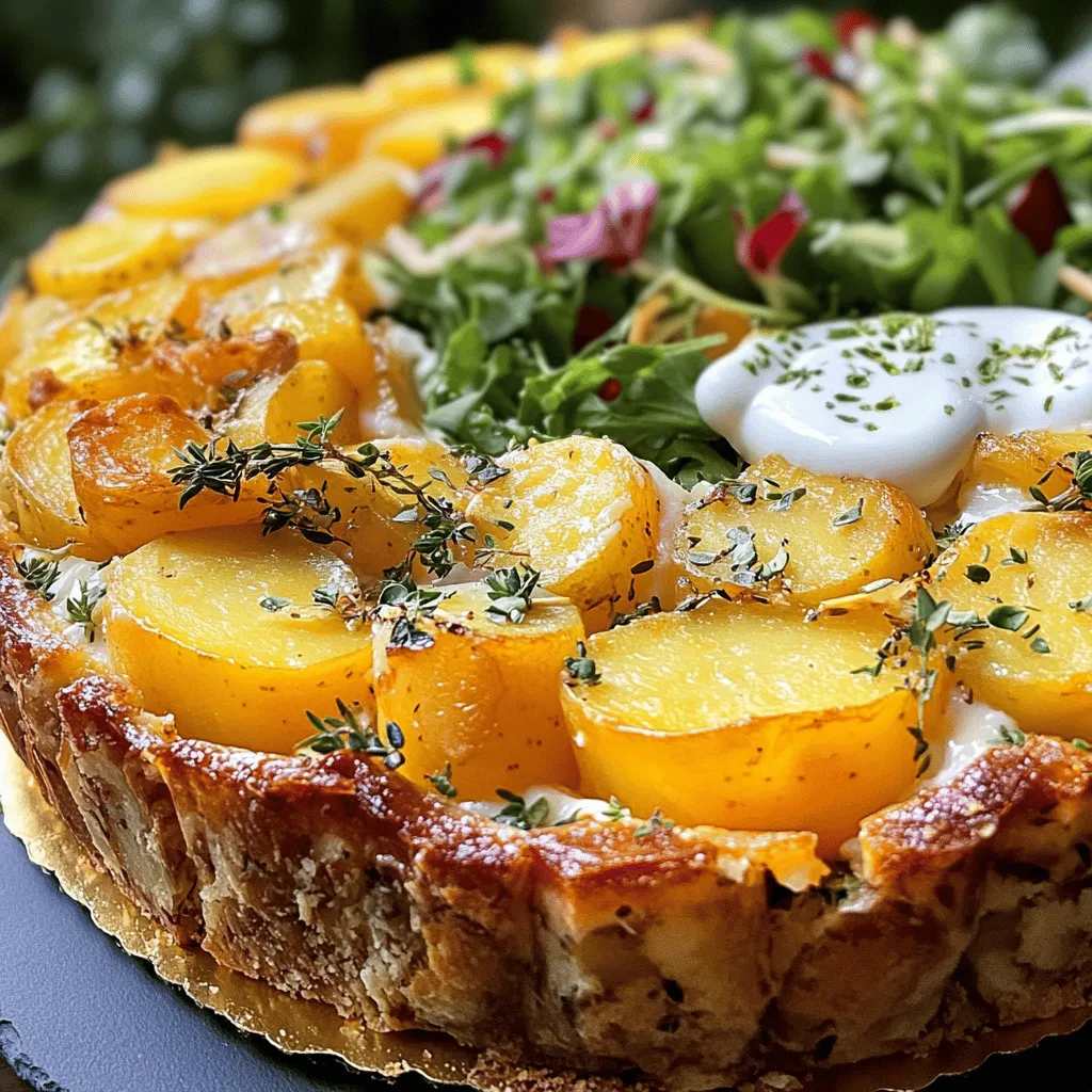 Die Hauptzutaten für die irische Kartoffeltorte sind einfach und leicht zu finden. Du brauchst 800 g festkochende Kartoffeln. Diese Kartoffeln halten ihre Form gut. Sie geben der Torte eine schöne Textur.