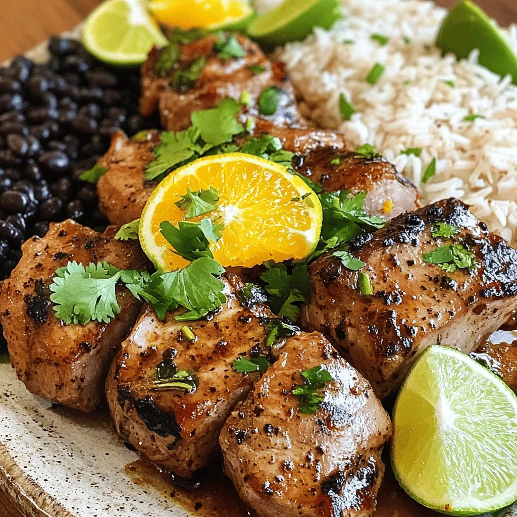 Das kubanische Mojo-Schweinefleisch Rezept ist einfach und lecker. Es hat einige Hauptzutaten, die ihm seinen besonderen Geschmack verleihen.
