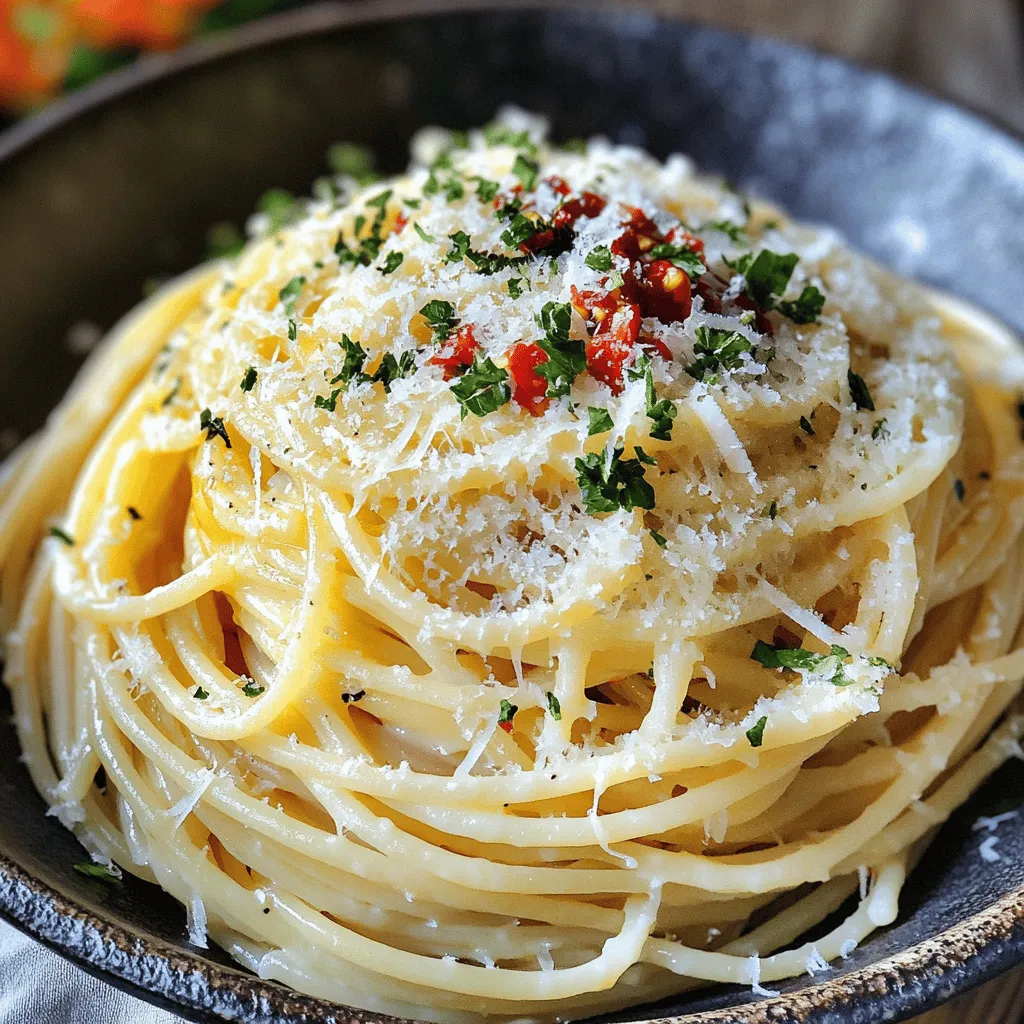 Die Knoblauchbutter-Pasta ist einfach und lecker. Du brauchst nur wenige Zutaten.