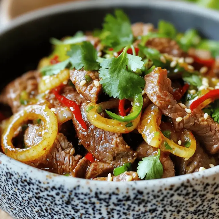 Um ein leckeres Low-Carb Rindfleisch und Kohl Stir-Fry zuzubereiten, brauchst du einige frische Zutaten. Dazu zählen 500 g Rinderhackfleisch, ein halber Kopf grüner Kohl, eine große Zwiebel, zwei Knoblauchzehen und eine rote Paprika. Du benötigst auch Sojasauce, Sesamöl, Olivenöl, Ingwer, Chiliflocken, Salz und Pfeffer. Frischer Koriander rundet das Gericht ab.