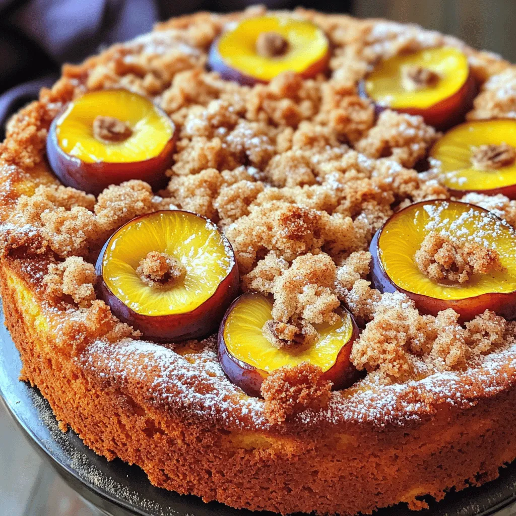 Für einen saftigen Pflaumenkuchen benötigst du folgende Zutaten: