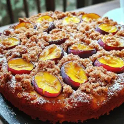 Für einen saftigen Pflaumenkuchen benötigst du folgende Zutaten: