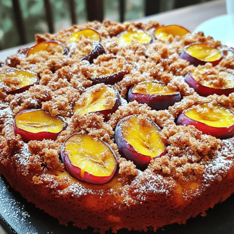 Für einen saftigen Pflaumenkuchen benötigst du folgende Zutaten: