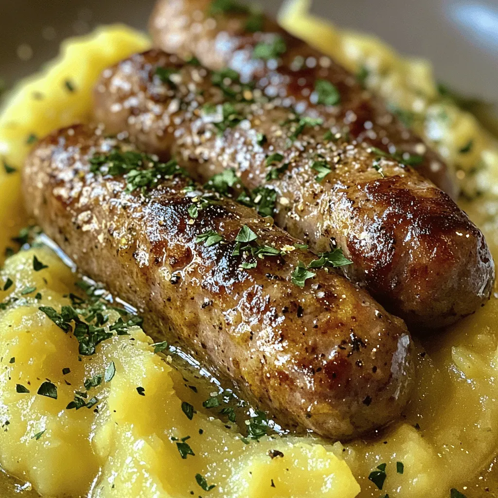 Um Bangers and Mash zuzubereiten, benötigen Sie einige wichtige Zutaten. Sie brauchen grobe Bratwürste, Kartoffeln, Milch, Butter und Zwiebeln. Diese Zutaten machen das Gericht lecker und nahrhaft. Vergessen Sie nicht, Salz und Pfeffer hinzuzufügen, um den Geschmack zu verbessern.
