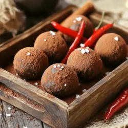 Um köstliche Mayan Chocolate Truffles zu machen, brauchen wir folgende Zutaten: