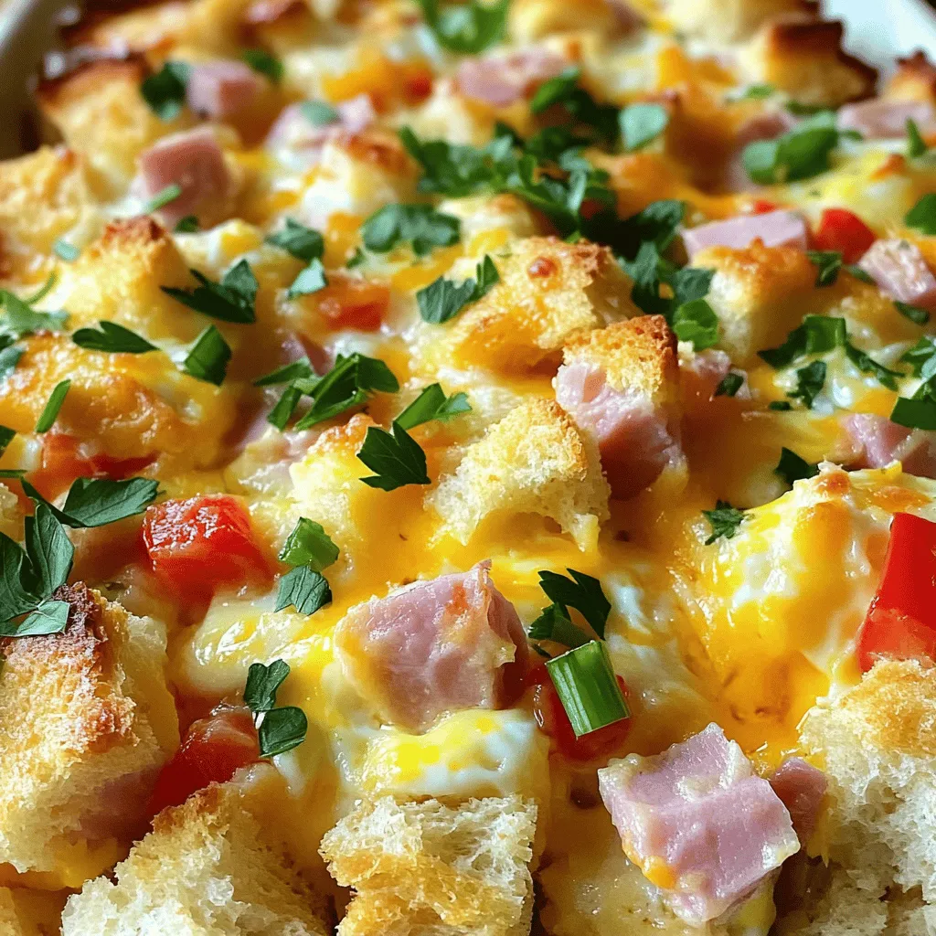 Für meinen schnellen Overnight Breakfast Casserole brauche ich einige Hauptzutaten. Diese bilden die Basis für einen leckeren Auflauf.