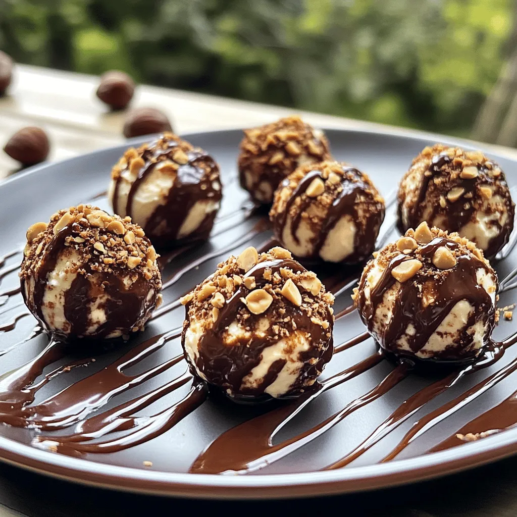 Die Hauptzutaten für die 5-Zutaten Ferrero Rocher Desserts sind einfach und lecker. Hier ist, was du brauchst: