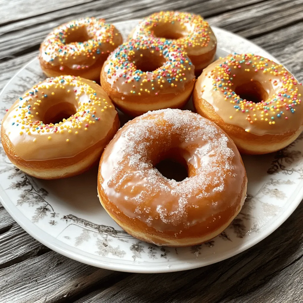 Um die perfekten Homemade Krispy Kreme Doughnuts zu machen, brauchst du einige einfache Zutaten. Hier ist die Liste der Zutaten: