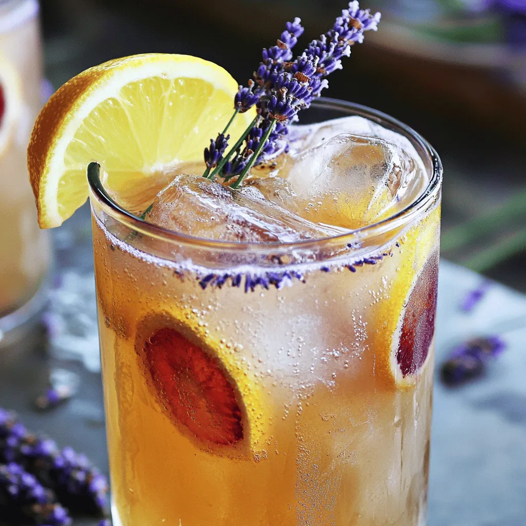 Um einen erfrischenden Lavendel Elderflower Gin Sour zu machen, benötigst du einige einfache Zutaten. Hier ist die Liste der benötigten Zutaten:
