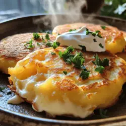 - 500 g Kartoffeln, geschält und gewürfelt - 150 g Frischkäse, weich - 100 g geriebener Käse (z.B. Gouda oder Cheddar)