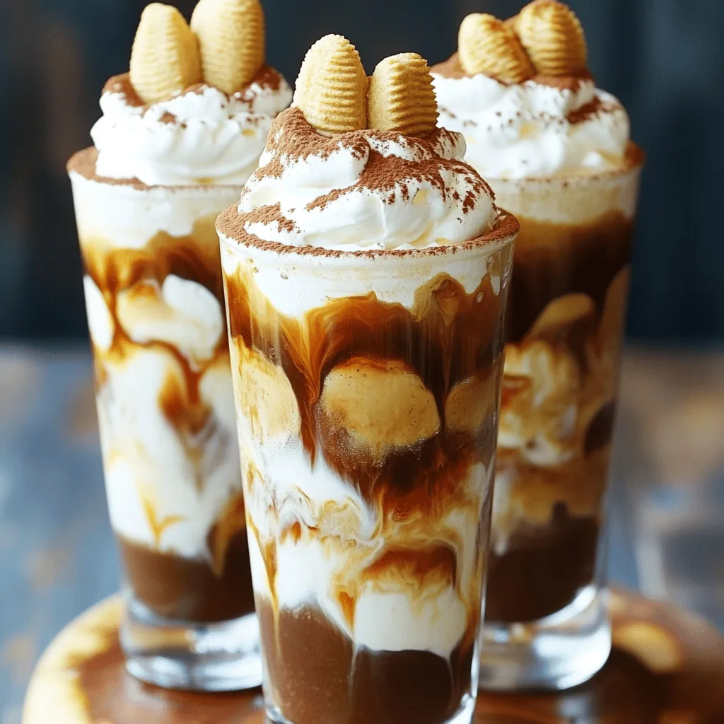 - 2 Tassen gekochter und abgekühlter Kaffee - 1 Tasse Milch (Vollmilch oder fettarm) - 3 Esslöffel Mascarpone-Käse