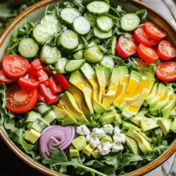 Für meinen frischen einfachen Garten-Salat benutze ich immer die besten Zutaten. Hier ist, was ich brauche: