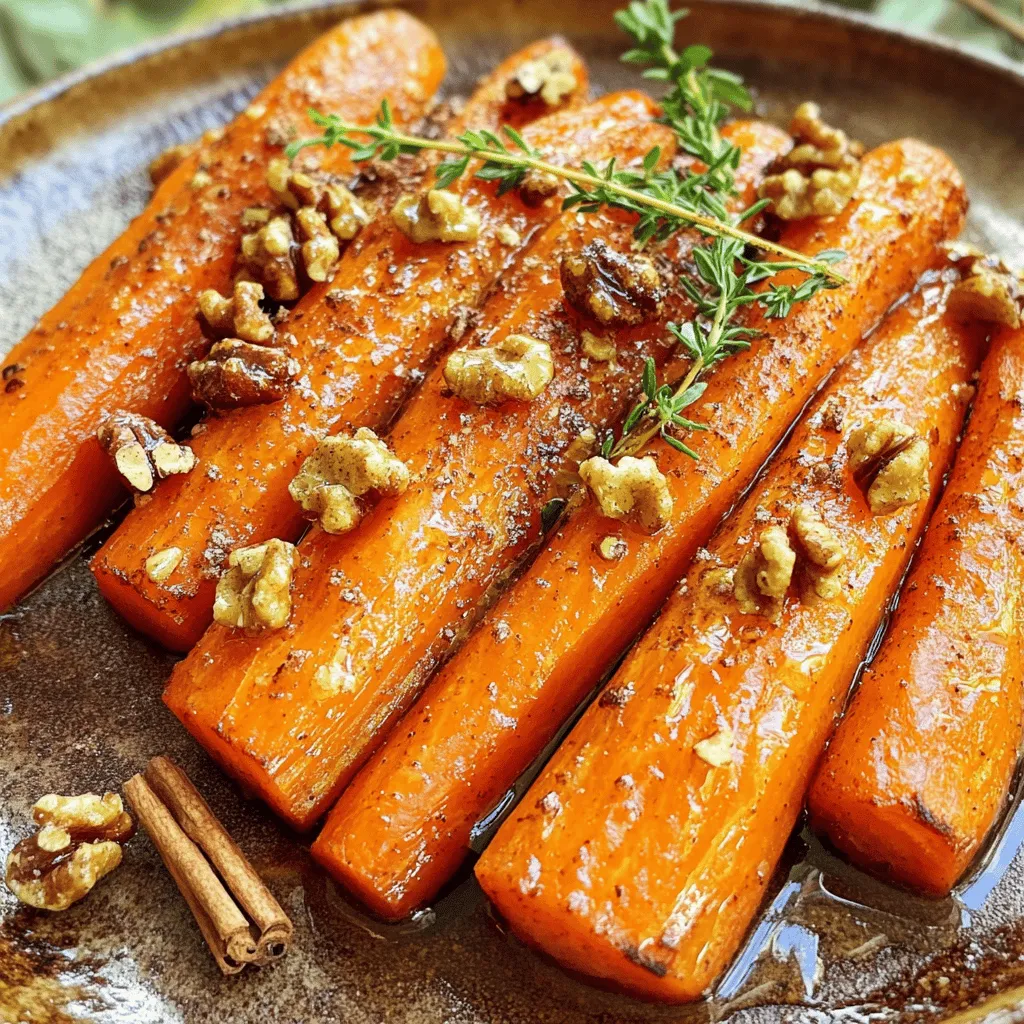 Honiggeröstete Karotten sind einfach und schnell zuzubereiten. Du brauchst nur wenige Zutaten. Diese Karotten sind süß und lecker. Sie passen gut zu vielen Gerichten.