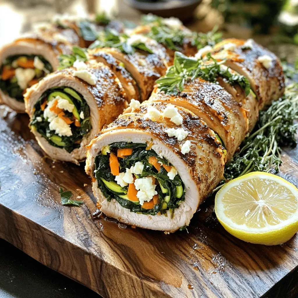 Für die Roulade benötigst du folgende Hauptzutaten: - 1 kg Truthahnbrust, entbeint und flachgeklopft - 150 g frischer Spinat - 100 g zerbröselter Feta-Käse